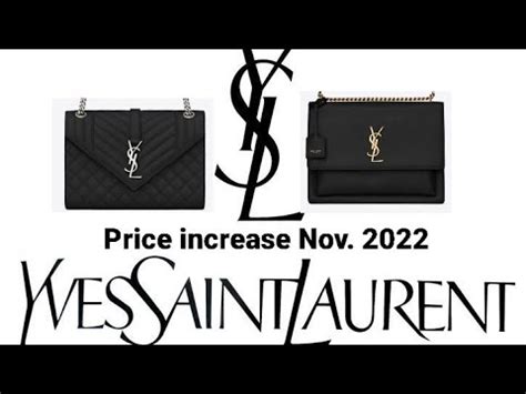 ysl price increase nov 2022|ysl price increase.